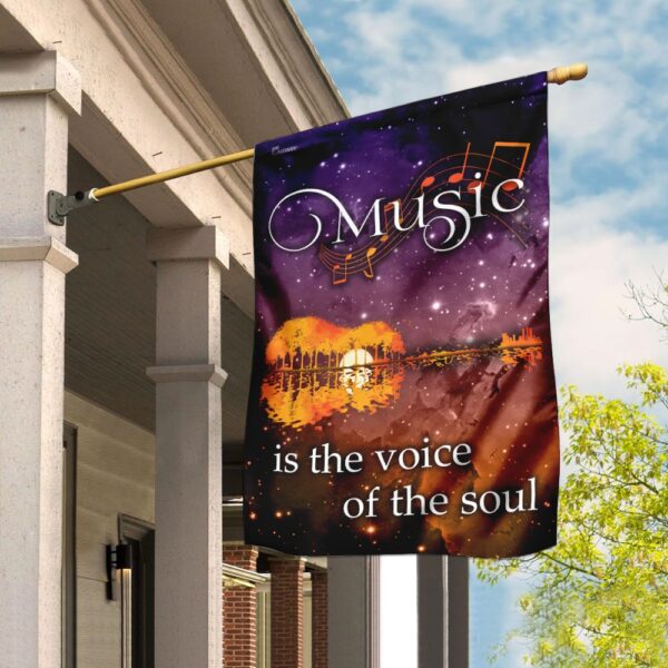 Soulful Guitar Flag: Music's Voice - Image 6