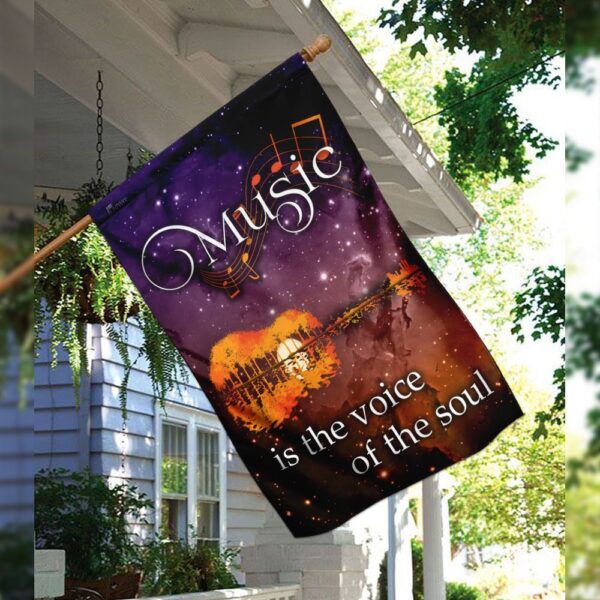 Soulful Guitar Flag: Music's Voice - Image 8