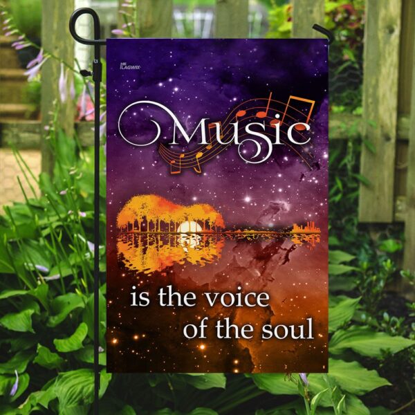 Soulful Guitar Flag: Music's Voice - Image 2