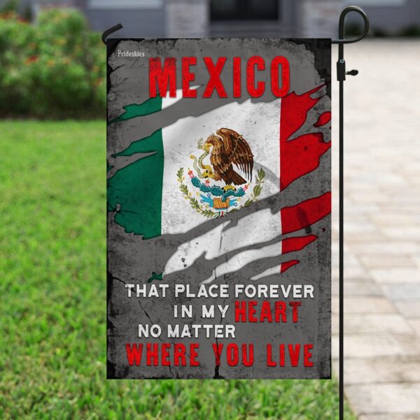 Mexico Flag DBX2019F Heart Design: Show Your Love - Image 6