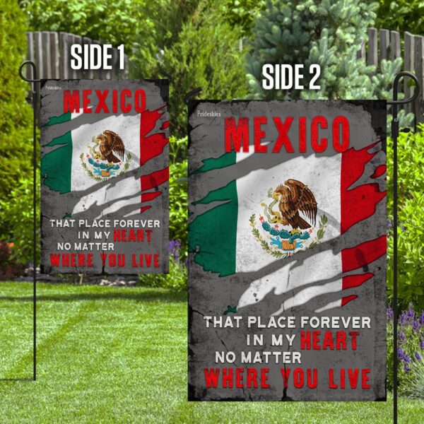 Mexico Flag DBX2019F Heart Design: Show Your Love - Image 8