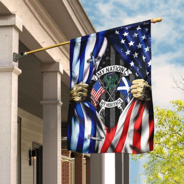 Scotland & American Flags: Celebrate Your Heritage (LHA896F)