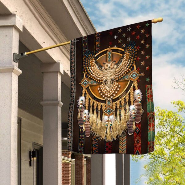 Native American Eagle Flag: THB2080F - Authentic Tribal Design