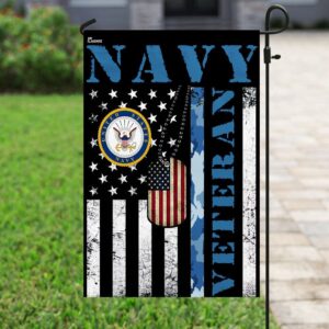 Navy Veteran Garden Flag: Honor Their Service