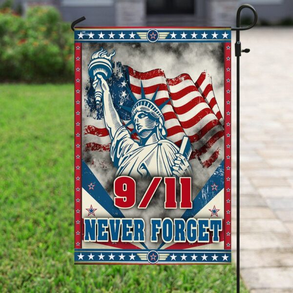 Never Forget 9/11 Flag: TRN56F - Patriotic American Flag - Image 6