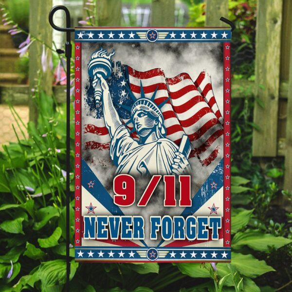 Never Forget 9/11 Flag: TRN56F - Patriotic American Flag - Image 7