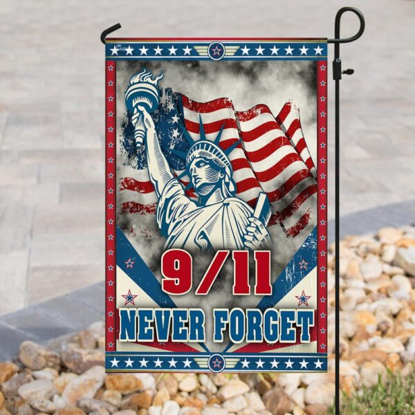 Never Forget 9/11 Flag: TRN56F - Patriotic American Flag - Image 8