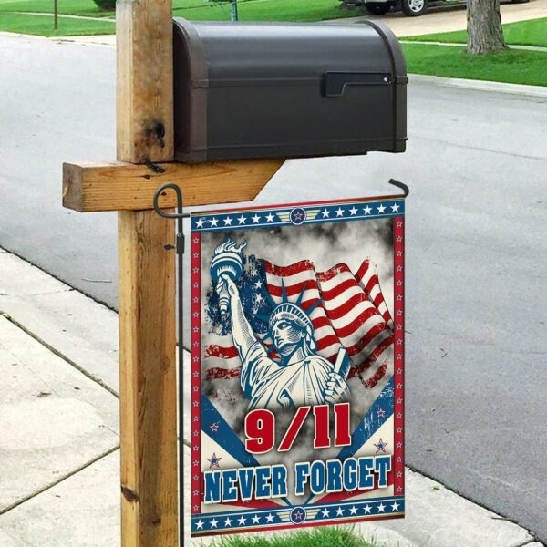 Never Forget 9/11 Flag: TRN56F - Patriotic American Flag - Image 9