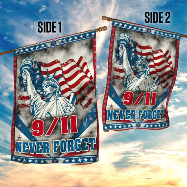 Never Forget 9/11 Flag: TRN56F - Patriotic American Flag - Image 5