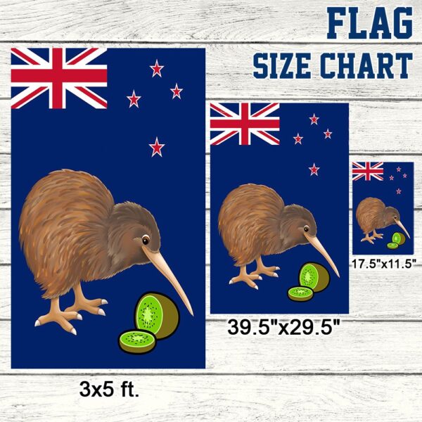 New Zealand Day Flag: Kiwi Bird LNT846F - Image 7