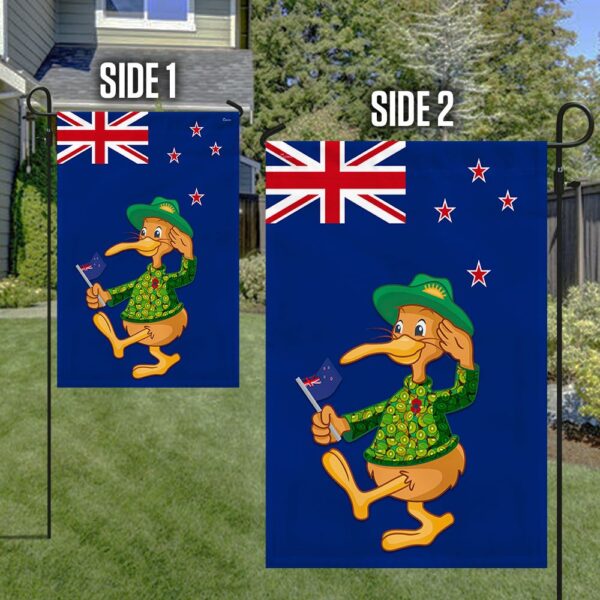 Anzac Day Kiwi Bird New Zealand Flag Lapel Pin LNT857F - Image 5