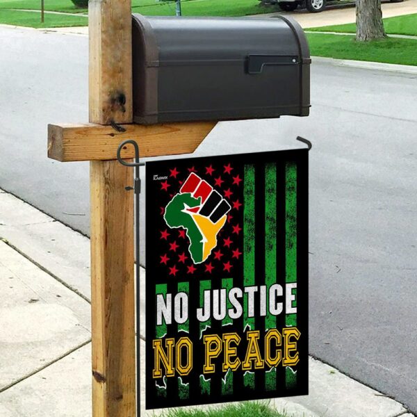 Juneteenth Flag: No Justice No Peace - THN2103F4 - Image 9