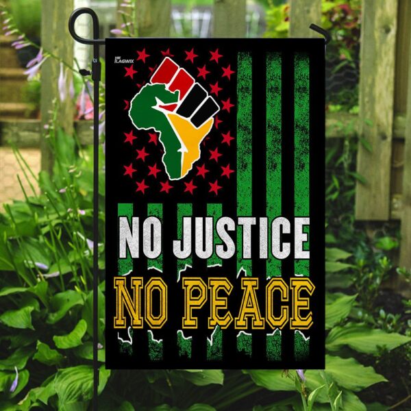 Juneteenth Flag: No Justice No Peace - THN2103F4 - Image 7