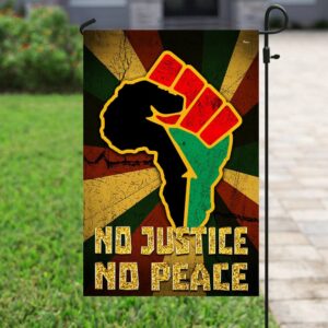 No Justice No Peace: Proud Africa Flag T-Shirt (PSL35Fv5)
