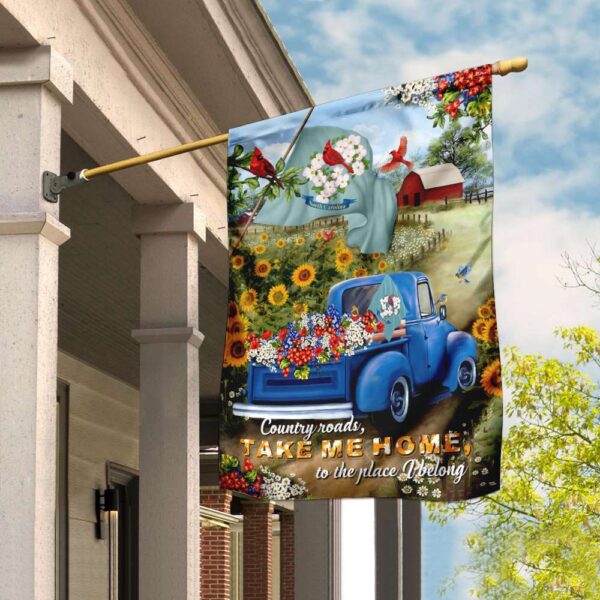 North Carolina Country Roads Flag: PSL166Fv4a - Image 6