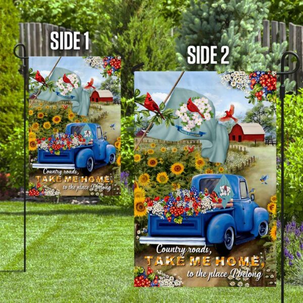 North Carolina Country Roads Flag: PSL166Fv4a - Image 5