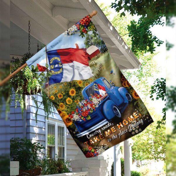 North Carolina Country Roads Flag: PSL166Fv4b - Image 8