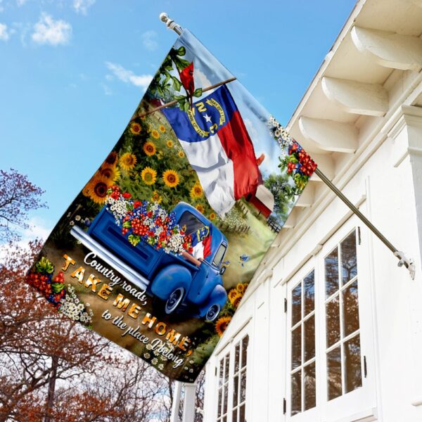 North Carolina Country Roads Flag: PSL166Fv4b - Image 7