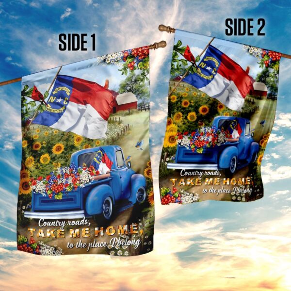 North Carolina Country Roads Flag: PSL166Fv4b - Image 10