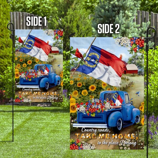 North Carolina Country Roads Flag: PSL166Fv4b - Image 5
