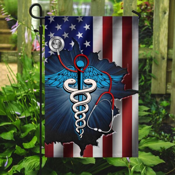 American Flag Nurse Scrubs - QNK329F - Image 7