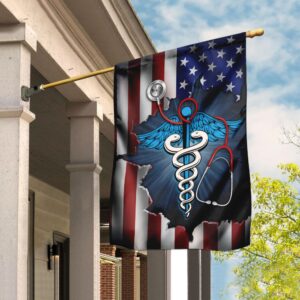 American Flag Nurse Scrubs - QNK329F