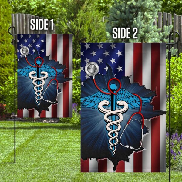 American Flag Nurse Scrubs - QNK329F - Image 10
