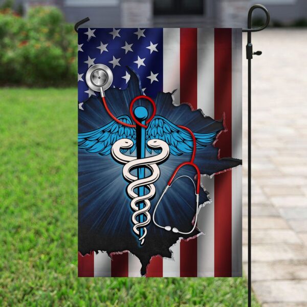 American Flag Nurse Scrubs - QNK329F - Image 6