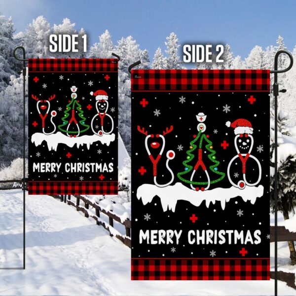 Nurse Christmas Flag: Perfect Holiday Gift for Nurses (TQN744F) - Image 5