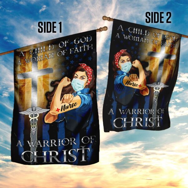 Nurse Warrior of Christ Flag: Christian Nurse Decor PS242F - Image 10
