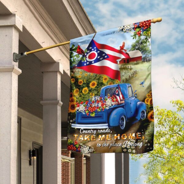 Ohio Country Roads Flag: Celebrate the Buckeye State - Image 6