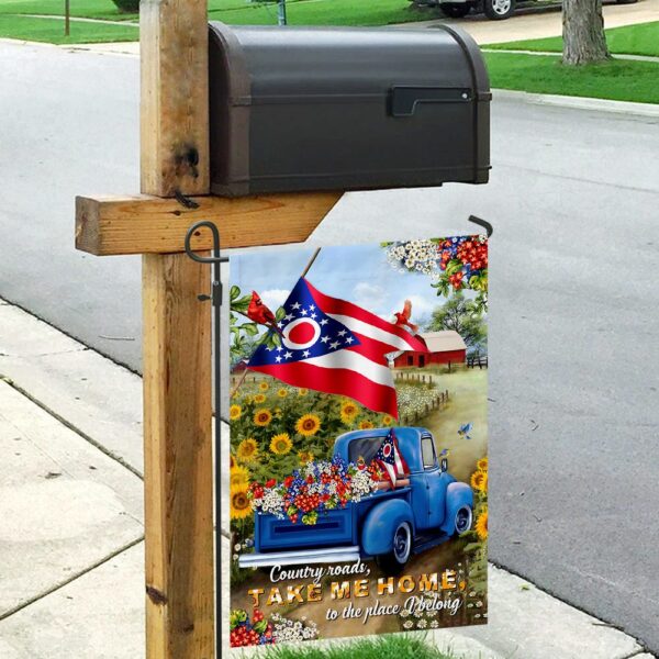 Ohio Country Roads Flag: Celebrate the Buckeye State - Image 4