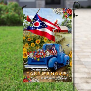 Ohio Country Roads Flag: Celebrate the Buckeye State