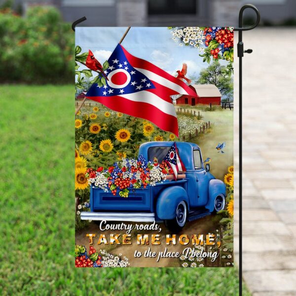 Ohio Country Roads Flag: Celebrate the Buckeye State