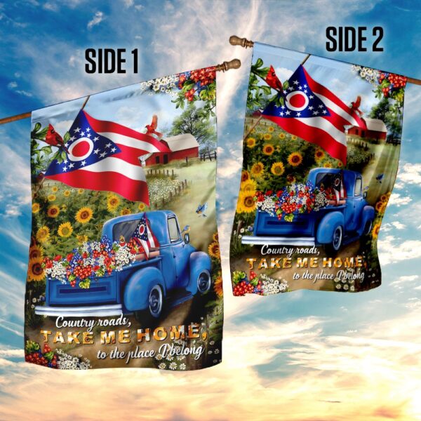 Ohio Country Roads Flag: Celebrate the Buckeye State - Image 10