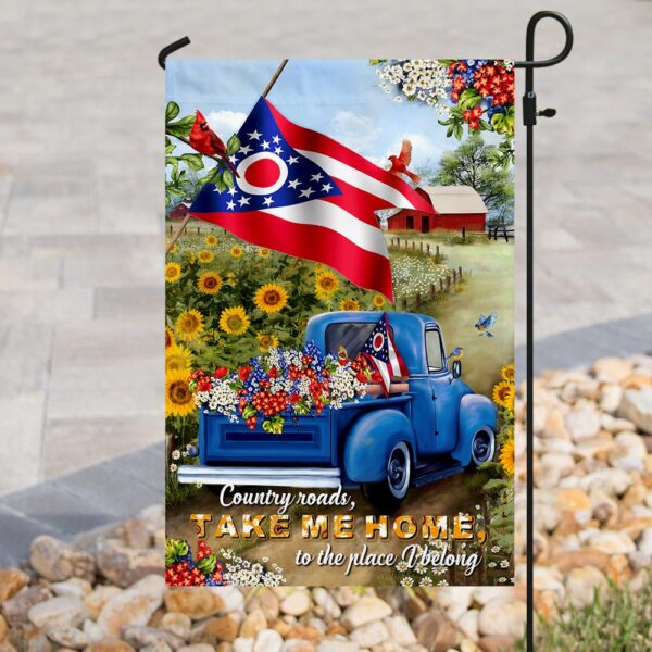 Ohio Country Roads Flag: Celebrate the Buckeye State - Image 3