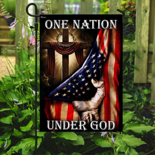 One Nation Under God: American US Flag - Patriotic Decor - Image 7