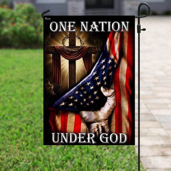 One Nation Under God: American US Flag - Patriotic Decor - Image 6