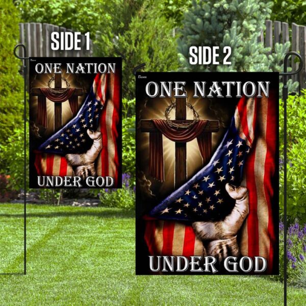 One Nation Under God: American US Flag - Patriotic Decor - Image 10