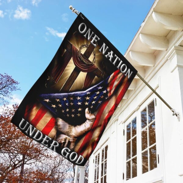 One Nation Under God: American US Flag - Patriotic Decor - Image 2