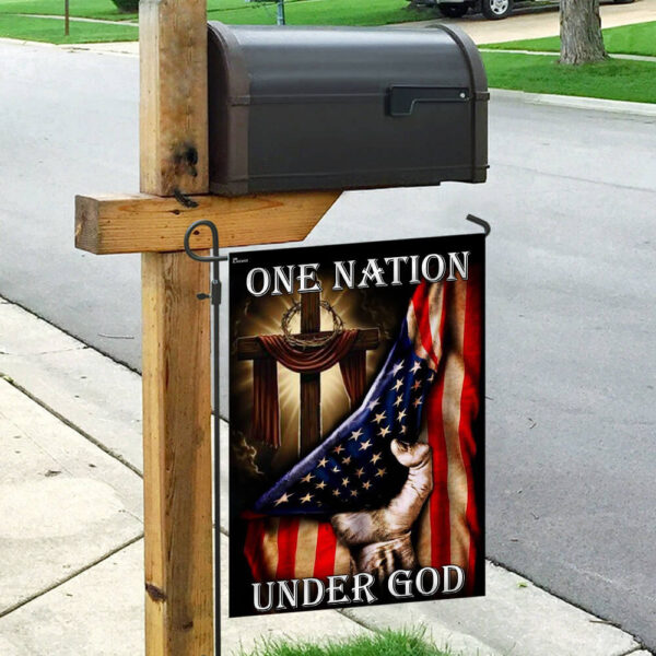 One Nation Under God: American US Flag - Patriotic Decor - Image 9