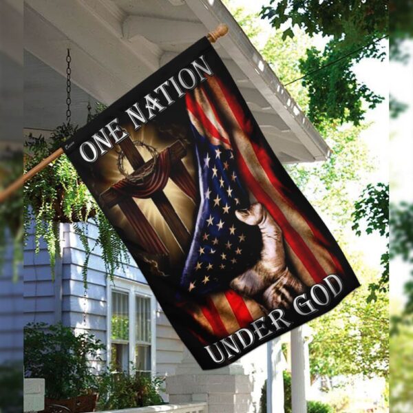 One Nation Under God: American US Flag - Patriotic Decor - Image 3