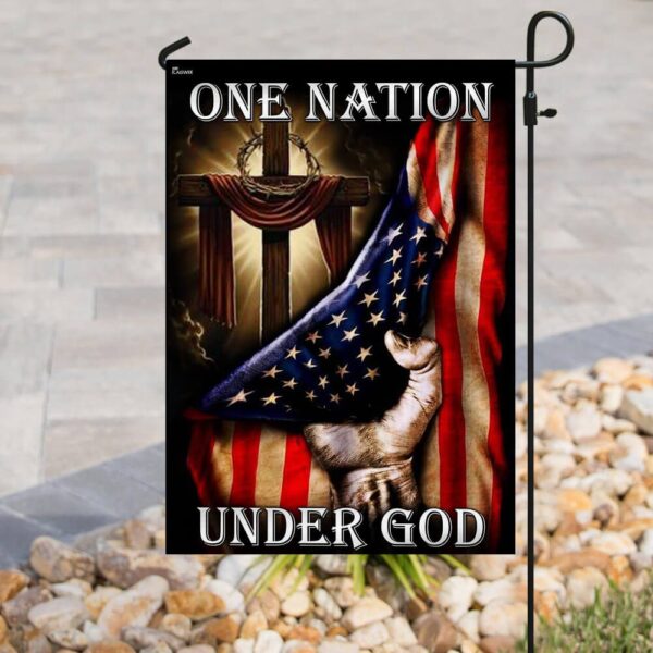 One Nation Under God: American US Flag - Patriotic Decor - Image 8