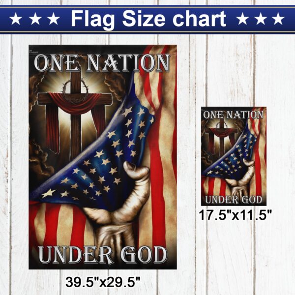 One Nation Under God. American US Flag THB2013F - Image 6