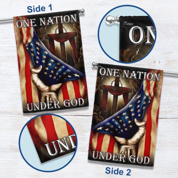 One Nation Under God. American US Flag THB2013F - Image 3