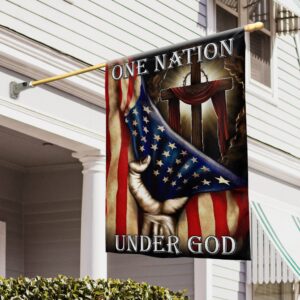 One Nation Under God. American US Flag THB2013F