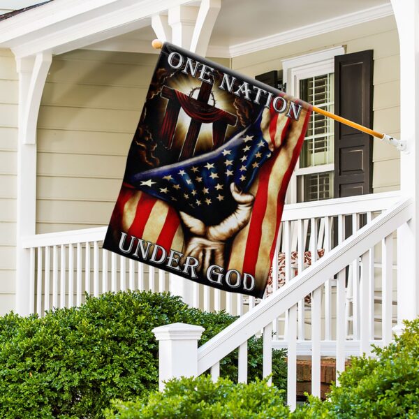 One Nation Under God. American US Flag THB2013F - Image 2