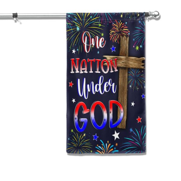 One Nation Under God Flag: 4th of July Patriotic Decor TQN1261F - Image 6