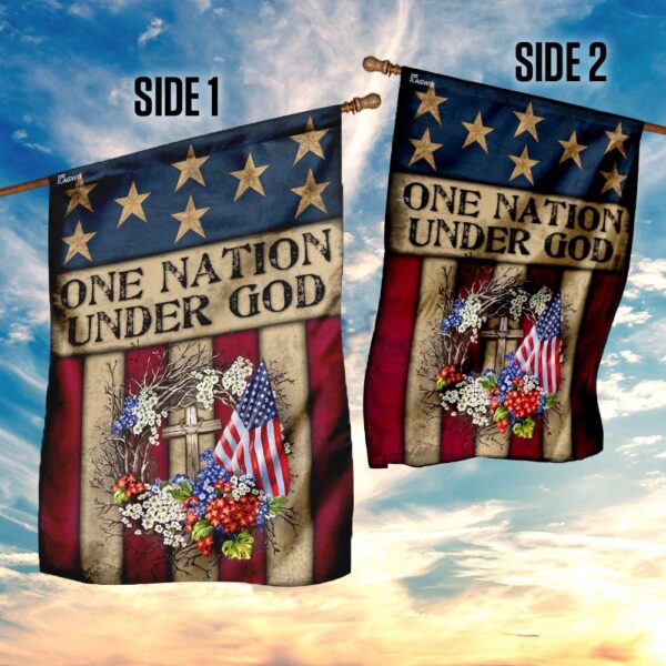 One Nation Under God Flag: MLH939F - Patriotic American Flag - Image 5