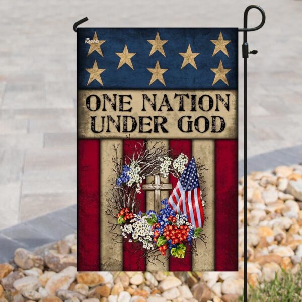 One Nation Under God Flag: MLH939F - Patriotic American Flag - Image 8